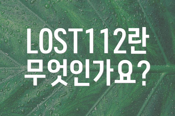 LOST112란 무엇인가요?